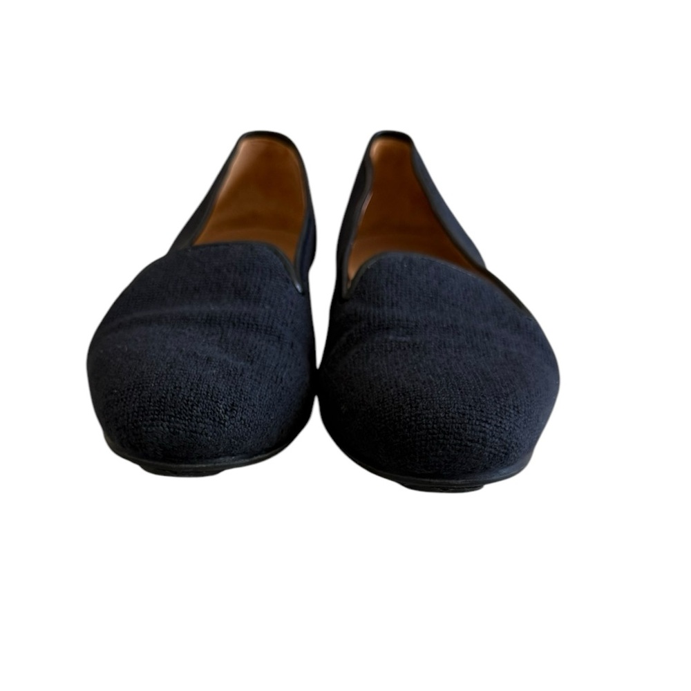 Stubbs & Wootton navy needlepoint loafers - Picture 4 of 10